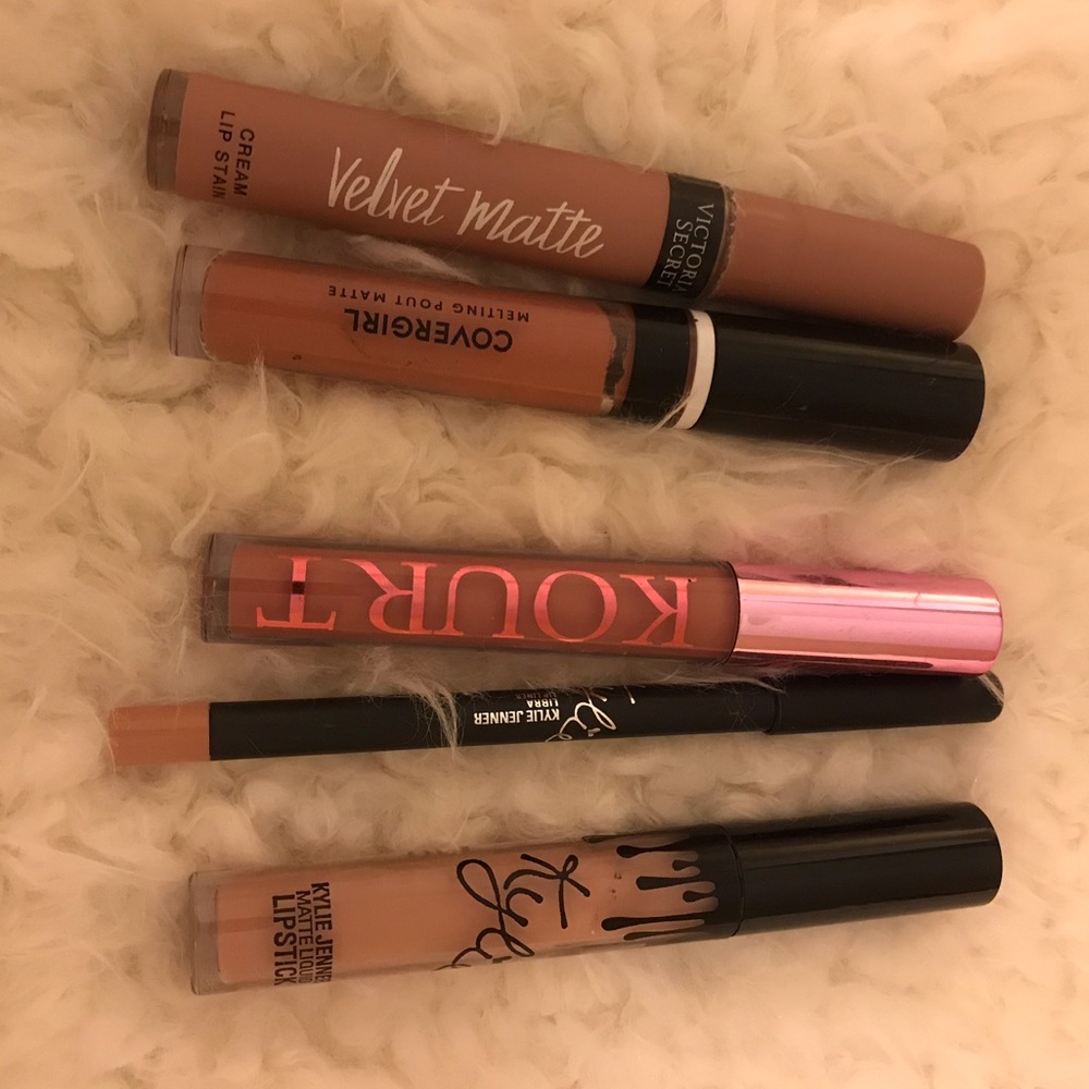 Kylie lip kit libra, Kourt, Victoria secret lippie